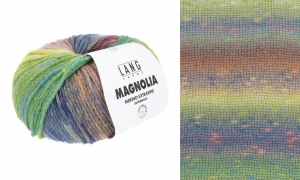 Lang Yarns Magnolia - Pelote de 100 gr - Coloris 0015 Citron/Jaune/Bleu