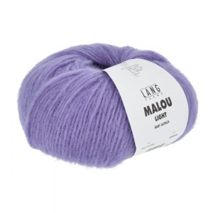 Lang Yarns Malou Light - Pelote de 50 gr - Coloris 0146 Améthyste