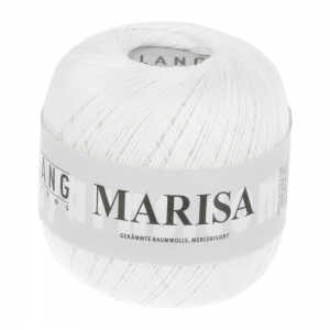 Lang Yarns Marisa - Pelote de 50 gr - Coloris 0001 Blanc