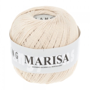 Lang Yarns Marisa - Pelote de 50 gr - Coloris 0002 Ecru