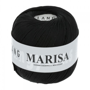 Lang Yarns Marisa - Pelote de 50 gr - Coloris 0004 Noir