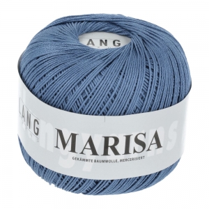 Lang Yarns Marisa - Pelote de 50 gr - Coloris 0010 Bleu Sourd