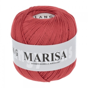 Lang Yarns Marisa - Pelote de 50 gr - Coloris 0060 Rouge Feu