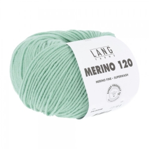 Lang Yarns Merino 120 - Pelote de 50 gr - Coloris 0358 Pistache