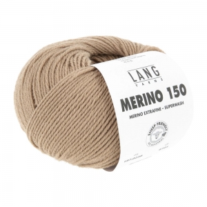 Lang Yarns Merino 150 - Pelote de 50 gr - Coloris 0239 Chameau