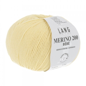 Lang Yarns Merino 200 Bébé - Pelote de 50 gr - Coloris 0314