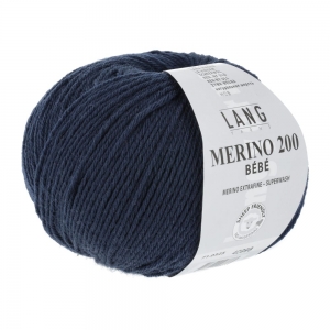 Lang Yarns Merino 200 Bébé - Pelote de 50 gr - Coloris 0325