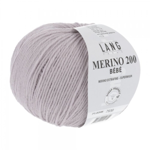 Lang Yarns Merino 200 Bébé - Pelote de 50 gr - Coloris 0346