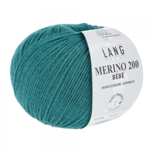 Lang Yarns Merino 200 Bébé - Pelote de 50 gr - Coloris 0388