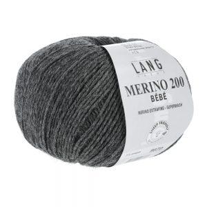 Lang Yarns Merino 200 Bébé - Pelote de 50 gr - Coloris 0405