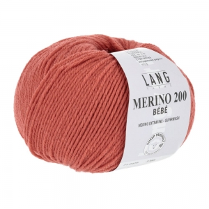 Lang Yarns Merino 200 Bébé - Pelote de 50 gr - Coloris 0429