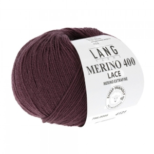 Lang Yarns Merino 400 Lace - Pelote de 25 gr - Coloris 0066 Baie