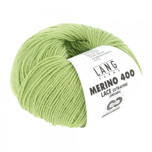 Lang Yarns Merino 400 Lace - Pelote de 25 gr - Coloris 0116 Matcha