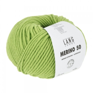 Lang Yarns Merino 50 - Pelote de 100 gr - Coloris 0044 Lémon