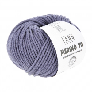 Lang Yarns Merino 70 - Pelote de 50 gr - Coloris 0047 Periwinkle