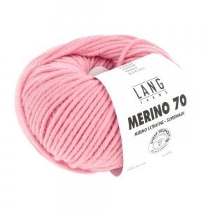 Lang Yarns Merino 70 - Pelote de 50 gr - Coloris 0129 Melon