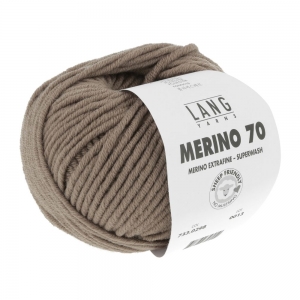 Lang Yarns Merino 70 - Pelote de 50 gr - Coloris 0298 Bison
