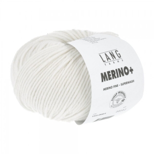 Lang Yarns Merino+ - Pelote de 50 gr - Coloris 0001