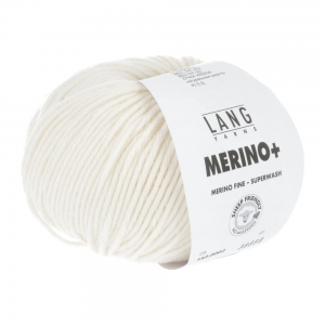 Lang Yarns Merino+ - Pelote de 50 gr - Coloris 0002