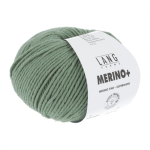 Lang Yarns Merino+ - Pelote de 50 gr - Coloris 0091 Sauge