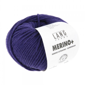 Lang Yarns Merino+ - Pelote de 50 gr - Coloris 0290 Violet Royal