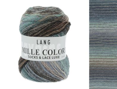 Lang Yarns Mille Colori Socks & Lace Luxe - Pelote de 100 gr - Coloris 0058