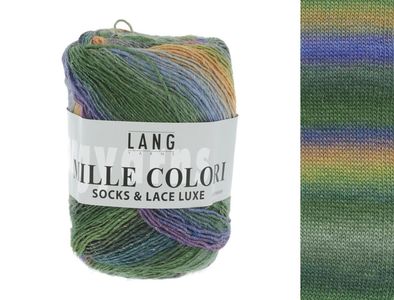 Lang Yarns Mille Colori Socks & Lace Luxe - Pelote de 100 gr - Coloris 0097