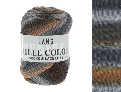 Lang Yarns Mille Colori Socks & Lace Luxe - Pelote de 100 gr - Coloris 0103
