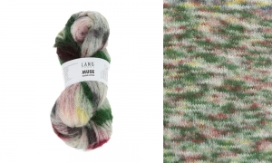 Lang Yarns Muse - Echeveau de 100 gr - Coloris 0003 Vert/Rouge/Jaune