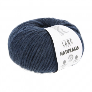 Lang Yarns Naturalis - Pelote de 50 gr - Coloris 0010 Bleu Acier