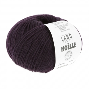 Lang Yarns Noëlle - Pelote de 25 gr - Coloris 0090 Violet Foncé