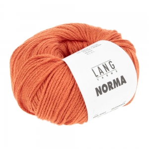 Lang Yarns Norma - Pelote de 50 gr - Coloris 0161 Tomate