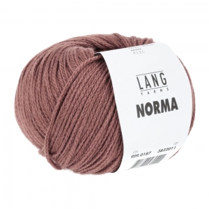 Lang Yarns Norma - Pelote de 50 gr - Coloris 0187 Brique