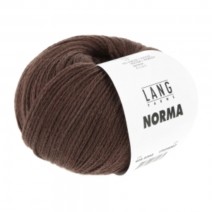Lang Yarns Norma - Pelote de 50 gr - Coloris 0268 Espresso