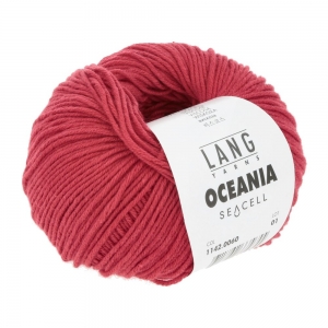 Lang Yarns Oceania - Pelote de 50 gr - Coloris 0060 Rouge