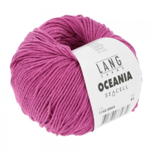 Lang Yarns Oceania - Pelote de 50 gr - Coloris 0064 Fuchsia