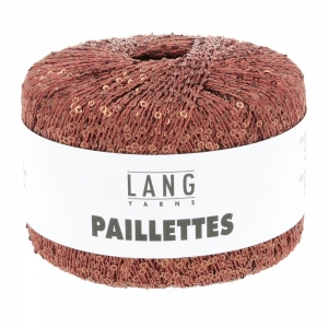 Lang Yarns Paillettes - Pelote de 25 gr - Coloris 0076 Terre Cuite