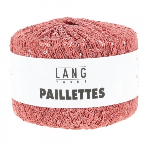 Lang Yarns Paillettes - Pelote de 25 gr - Coloris 0128 Corail