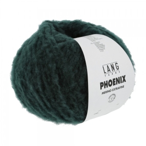 Lang Yarns Phoenix - Pelote de 100 gr - Coloris 0018 Vert Foncé