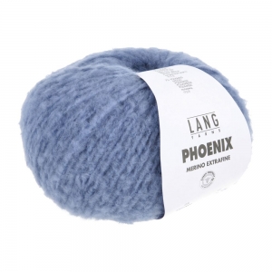 Lang Yarns Phoenix - Pelote de 100 gr - Coloris 0021 Bleu Ciel
