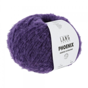 Lang Yarns Phoenix - Pelote de 100 gr - Coloris 0047 Violet