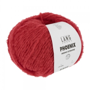 Lang Yarns Phoenix - Pelote de 100 gr - Coloris 0060 Rouge