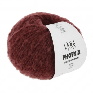 Lang Yarns Phoenix - Pelote de 100 gr - Coloris 0064 Bordeaux