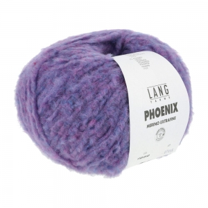 Lang Yarns Phoenix - Pelote de 100 gr - Coloris 0147 Violet Chante Claire