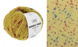 Lang Yarns Phoenix Tweed - Pelote de 100 gr - Coloris 0013 Jaune