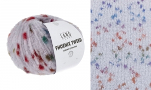 Lang Yarns Phoenix Tweed - Pelote de 100 gr - Coloris 0023 Brouillard