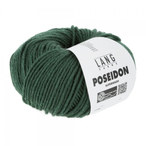 Lang Yarns Poseidon - Pelote de 50 gr - Coloris 0018 Vert Foncé