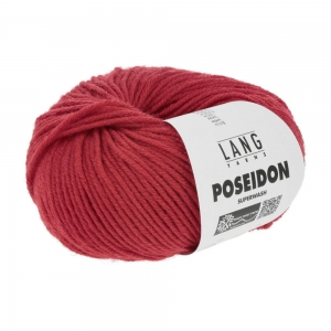 Lang Yarns Poseidon - Pelote de 50 gr - Coloris 0060 Rouge