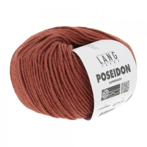 Lang Yarns Poseidon - Pelote de 50 gr - Coloris 0087 Rouille