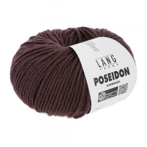 Lang Yarns Poseidon - Pelote de 50 gr - Coloris 0090 Aubergine